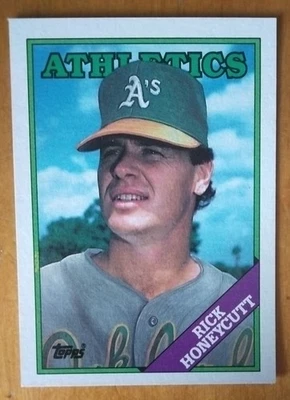 1988 Topps - Rick Honeycutt #641 With Insert - Image 1 of 2