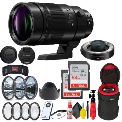 Panasonic Leica DG Elmarit 200mm f/2.8 POWER O.I.S. Lens + Accessories Bundle - Image 1 of 2