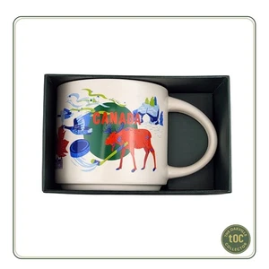 Taza de cerámica Starbucks Discovery Series CANADÁ 14 oz | Nueva | Low Pop - Imagen 1 de 5