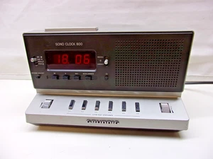 Retro Digital Grundig SONO-CLOCK 800 Radiowecker von 1982-85 rare 80er Jahre - Bild 1 von 5