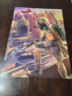 Star Wars Boba Fett Colección Bellas Artes 1000 piezas Puzzle Buffalo Juegos Completo Foto 1 de 4