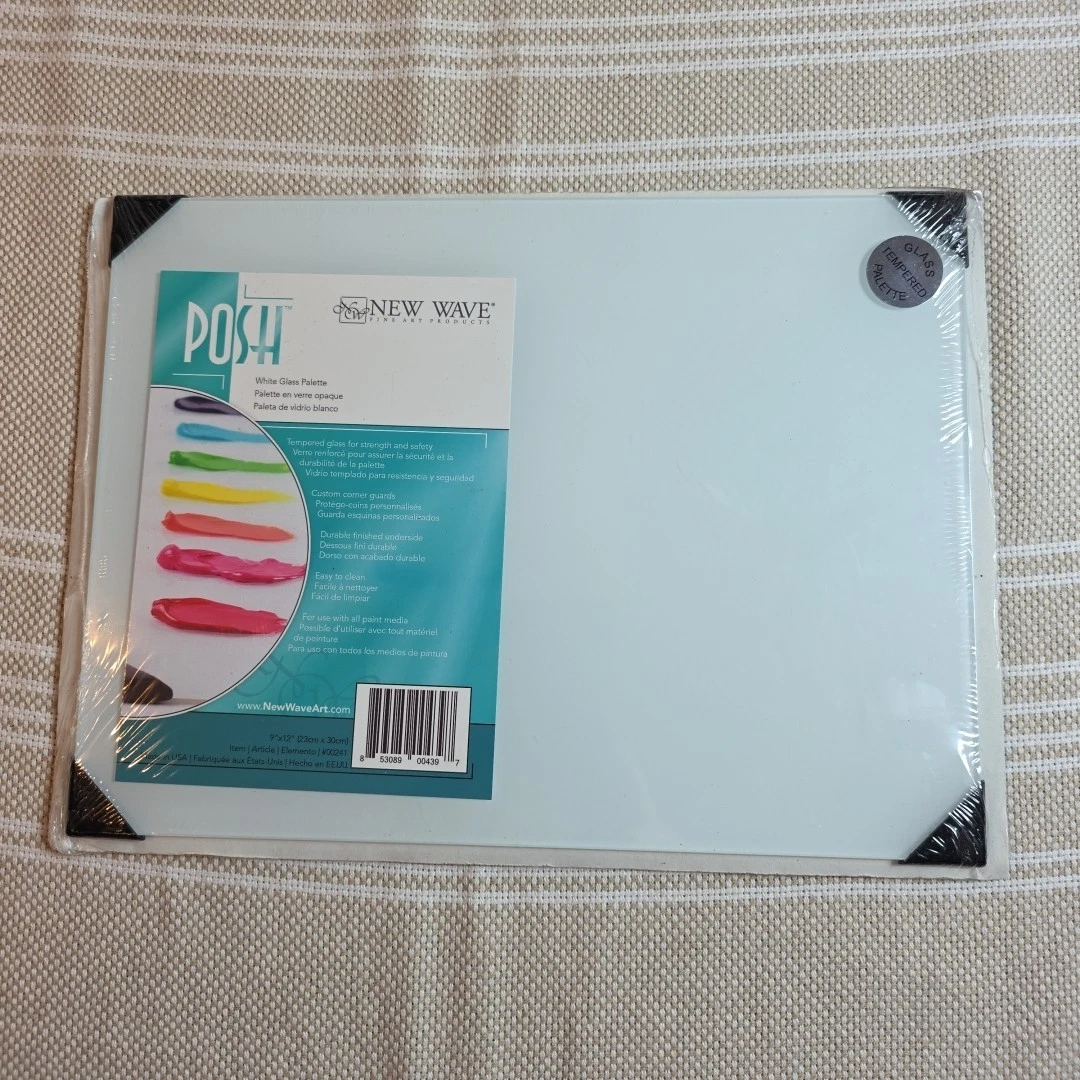 New Wave Easy View Graue Acryl-Palette 9x12 Zoll – Neutralgrau Für Bessere Farbwahrnehmung