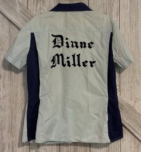 Vintage 1959 West Point Dallas TX. Embroidered Diane Miller Bowling Shirt USA - Picture 1 of 14
