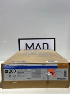 Eaton BRP08B200RF Outdoor Main Breaker 200A 8-Spaces 16-Circuits - Picture 1 of 2