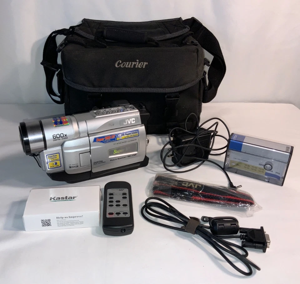 Vintage JVC Super VHS ET Model GR-SXM745 Camcorder W/Acc 600x New Battery - Image 1 of 4