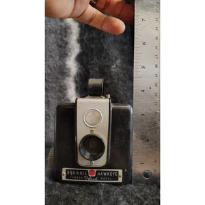 Vintage Kodak Brownie Hawkeye Flash Model Camera Untested - Picture 1 of 14