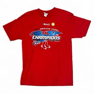 Boston Red Sox Shirt 2007 AL Champions Size Medium World Series Vintage Y2K Tee - Picture 1 of 3