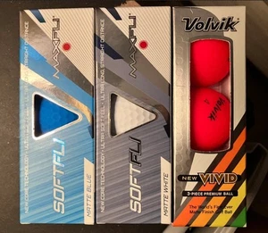 *NEW* PGA Golf Ball Set MAXFLI VOLIK Titleist Callaway (3 Sleeve 9ct.) - Picture 1 of 4