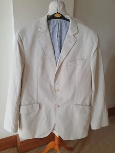 Mens Size 52 Beige Gant Cotton Jacket Blazer - Picture 1 of 21