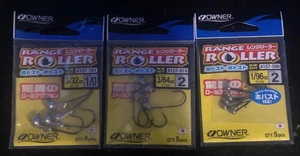 (3) Owner Range Roller Jigheads 3 Größen/Gewichte - Bild 1 von 5