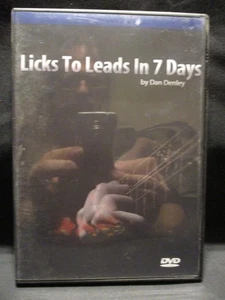 Licks To Leads In 7 Days Dan Denley DVD Guitar Instruction, NM disc - Picture 1 of 2