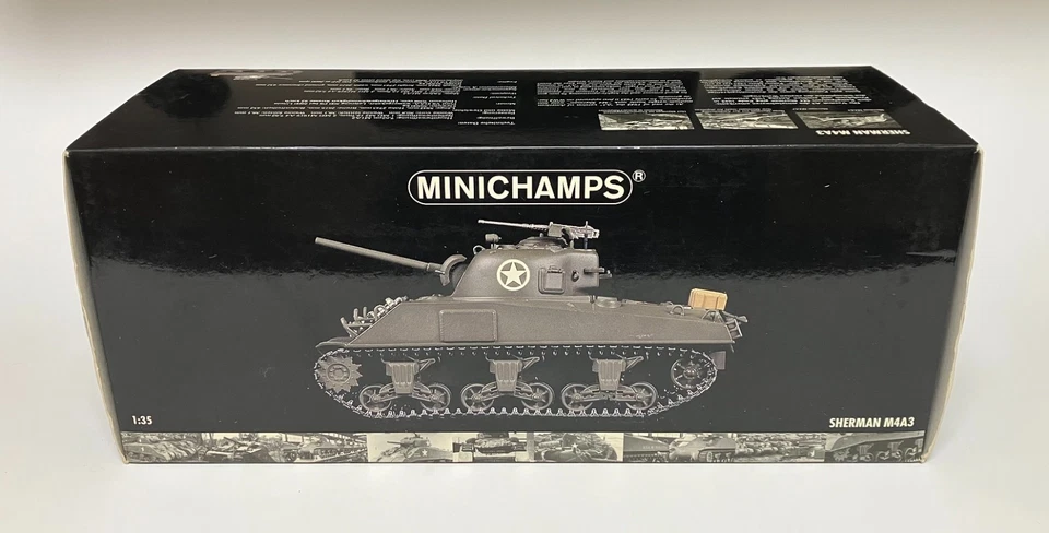 NEW Minichamps 1/35 M4A3 SHERMAN Tank Diecast US Army WWII Paul's Model Art - Image 1 of 4