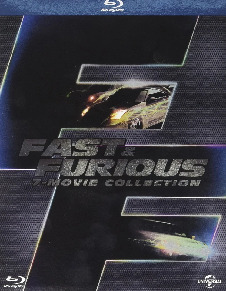 Fast and Furious All Gas 1-7 Collection 7 Blu-ray Spanish Less The 6 R2