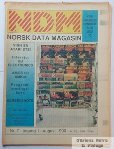 NDM - Norsk Data Magasin - 1990 - No. 7 - Revista informática noruega - Imagen 1 de 2