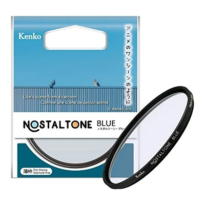 Kenko Nostal Tone Blue 55mm Soft Filter Softening and Color Effects Like a Scene - Image 1 of 4