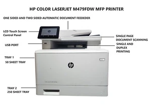 HP M479fdw Color LaserJet Pro MFP | All-in-One | Duplex | WLAN | Open Box - Bild 1 von 8