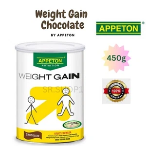 450g Original APPETON Gewichtszunahme Pulver für Erwachsene Schokoladengeschmack - Bild 1 von 2