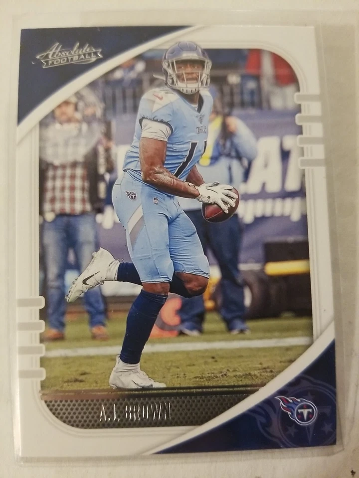 2020 Panini Absolute Base Card #87 A.J. Brown - Tennessee Titans - Image 1 of 2