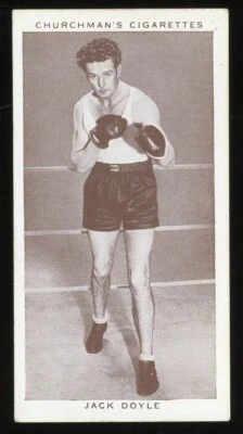 1938 W.A. & A.C. Churchman Boxing Personalities Boxing #13 Jack Doyle EX *d4 - Image 1 of 2