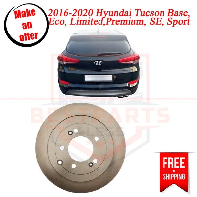 Discos de freno traseros Raybestos 982104R 5 tacos para Hyundai Tucson 2016-2020 Foto 1 de 4