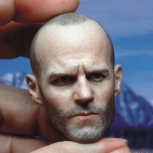 1/6 Scale  Jason Statham Movie Actor Head Carved For 12'' Action Figure Soldier - Picture 1 of 4
