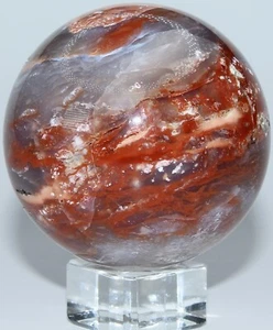 AAA Ágata Roja Brasileña Esfera / 2.33" (59.18 mm) / 9.80 oz (277.82 gr) 3520 - Imagen 1 de 23