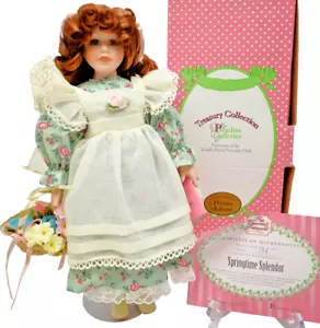 Dreams & Treasures Coll SPRINGTIME SPLENDOR 14.5" Porcelain/Cloth Collector Doll - Picture 1 of 14
