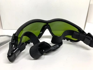 BOX OF 12 PYRAMEX V2G SAFETY GLASSES GOGGLE GREEN LENSE ANTI-FOG STRAP GB1860SFT - Picture 1 of 7