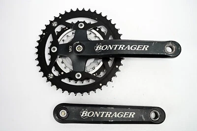 Винтажный гоночный комплект шатунов Bontrager 170 мм 130 BCD двойной 44/32/22t дорожный гравийный велосипед - Изображение 1 из 4