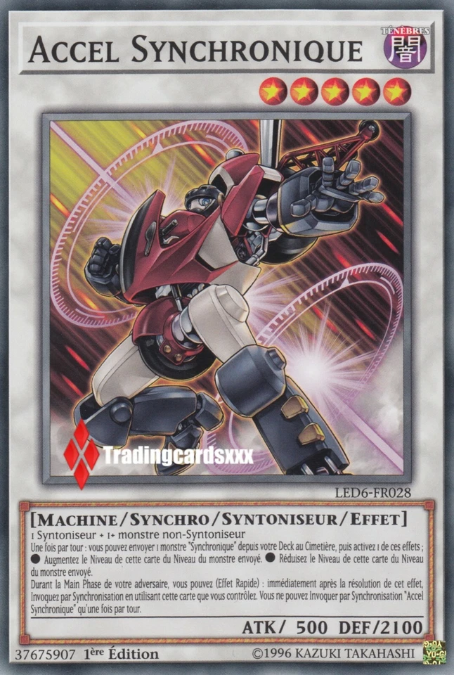 ♦Yu-Gi-Oh!♦ Accel Synchronique (Synchron) : LED6-FR028 -VF/Commune- - Photo 1/1