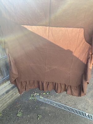 Vintage St Michael/M&S Bed Valance Sheets Brown Single & Double • 6.98€