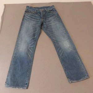 Jeans azules con ribete Redline para hombre 30 x 30 ropa de trabajo de mezclilla japonesa botón mosca - Imagen 1 de 21