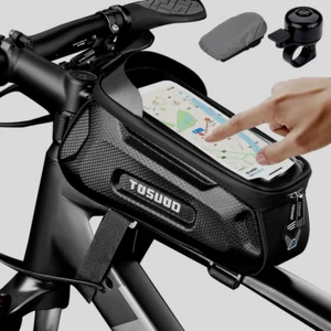 NEW Bike/Bicycle Touch Screen Phone Frame Bag Waterproof Hard Case Cycling Pouch - Picture 1 of 4