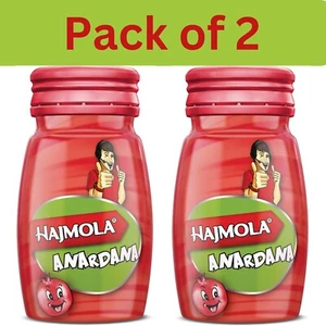 Dabur Hajmola Gustose Compresse Digestive (Aroma Anardana) 120 Tabs Sane, Gustose - Foto 1 di 8