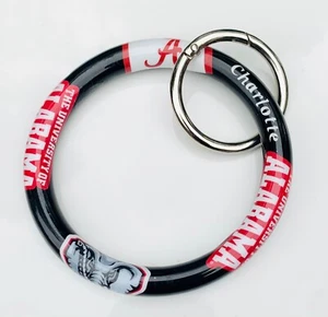 Personalize Football keychain Bracelet Only-Keychain Wristlet - Picture 1 of 1