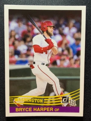 2018 Donruss #270 Bryce Harper Nationals - Image 1 of 2
