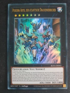 Yu-Gi-Oh ROTA-DE043 Poseidra Abyss el Gobernante Dragón Atlántico UR NM 1st - Imagen 1 de 1