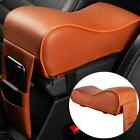Car Suv Pu Leather Cotton Armrest Cushion Cover Center Console Box Pad Protector