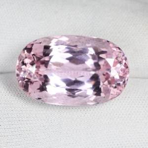 31.45 ct SIZZLING LUSTROUS NICE PEACH PINK NATURAL KUNZITE See Vdo 5909 A1 - Picture 1 of 2