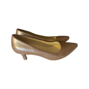 Naturalizer Women’s Gia Faux Leather Pointed Toe Classic Copper Brown Size 7M - Picture 1 of 9