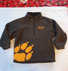 Original*Jack Wolfskin*Fleecepullover Jungen Gr. 104*braun - Bild 1 von 4