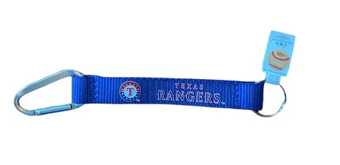MLB TEXAS RANGERS Carabiner Lanyard Keychain Key Ring MLB Cover