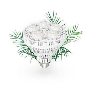 1X 24W=300W LED Pflanzenlampe Grow LED E27 Vollspektrum Wachstumslampe 230V CE - Bild 1 von 8