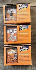 set of 3 - 1999 75th Wheaties Collectibles 24K Gold Signature Mini Cereal Box 