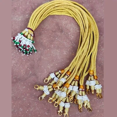 Gancho Cuerda Trasera Color Dorado Perla Ajustable Collar Dori Lote 12 Piezas Conjunto Bloqueable Foto 1 de 4