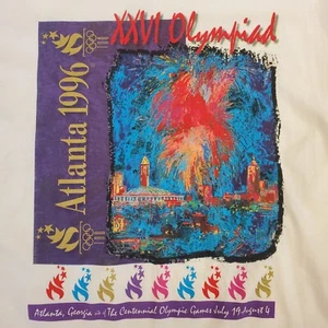 NWT 1996 Atlanta Olympic Games Edition Closing Ceremony Shirt XL Single Stitch - Picture 1 of 8