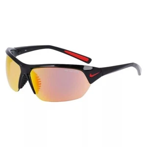 Nike Skylon Ace Sonnenbrille glänzend FQ4684-010 schwarz rot verspiegelt - Bild 1 von 5