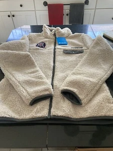 Women's MLS Columbia CHICAGO FIRE FC Mountain Side Fleece Full Zip Jacket M NWT  - Picture 1 of 5