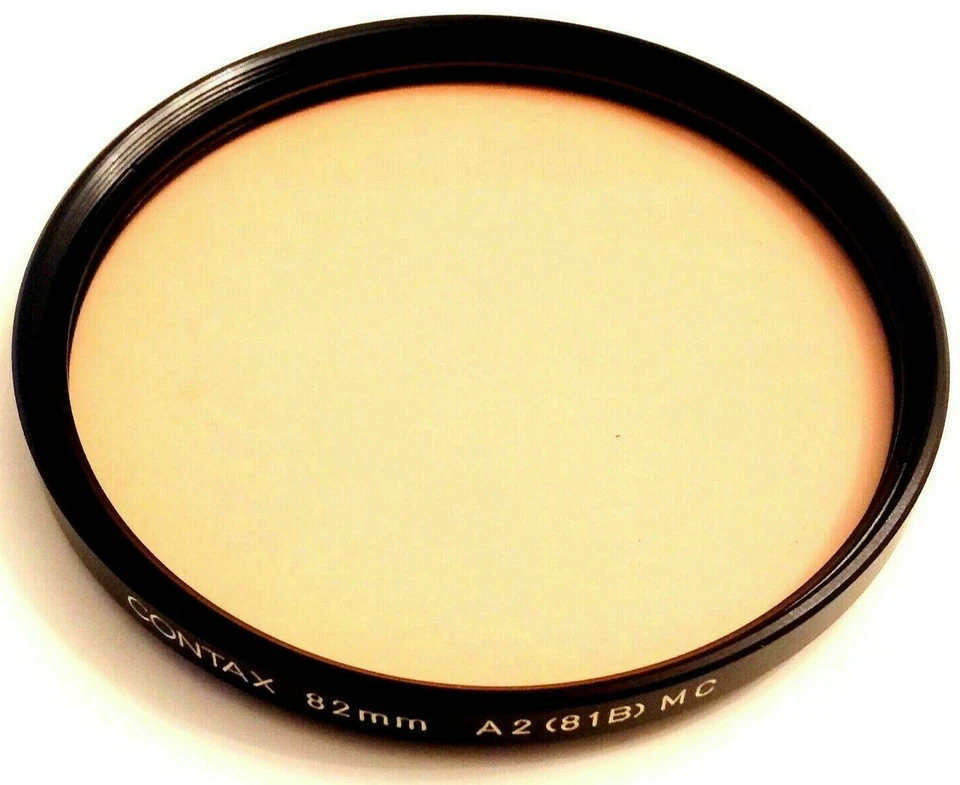 Contax 82mm A2 MC Multi-Coated Lt Brown Glass 81B Warming Filter for Zeiss Lens  - Image 1 of 1