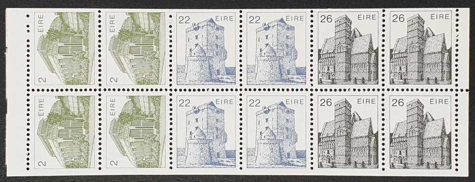 Ireland (Eire) 1982/90 Architecture Booklet Pane SG533ac MNH /S4261/ - Image 1 of 1